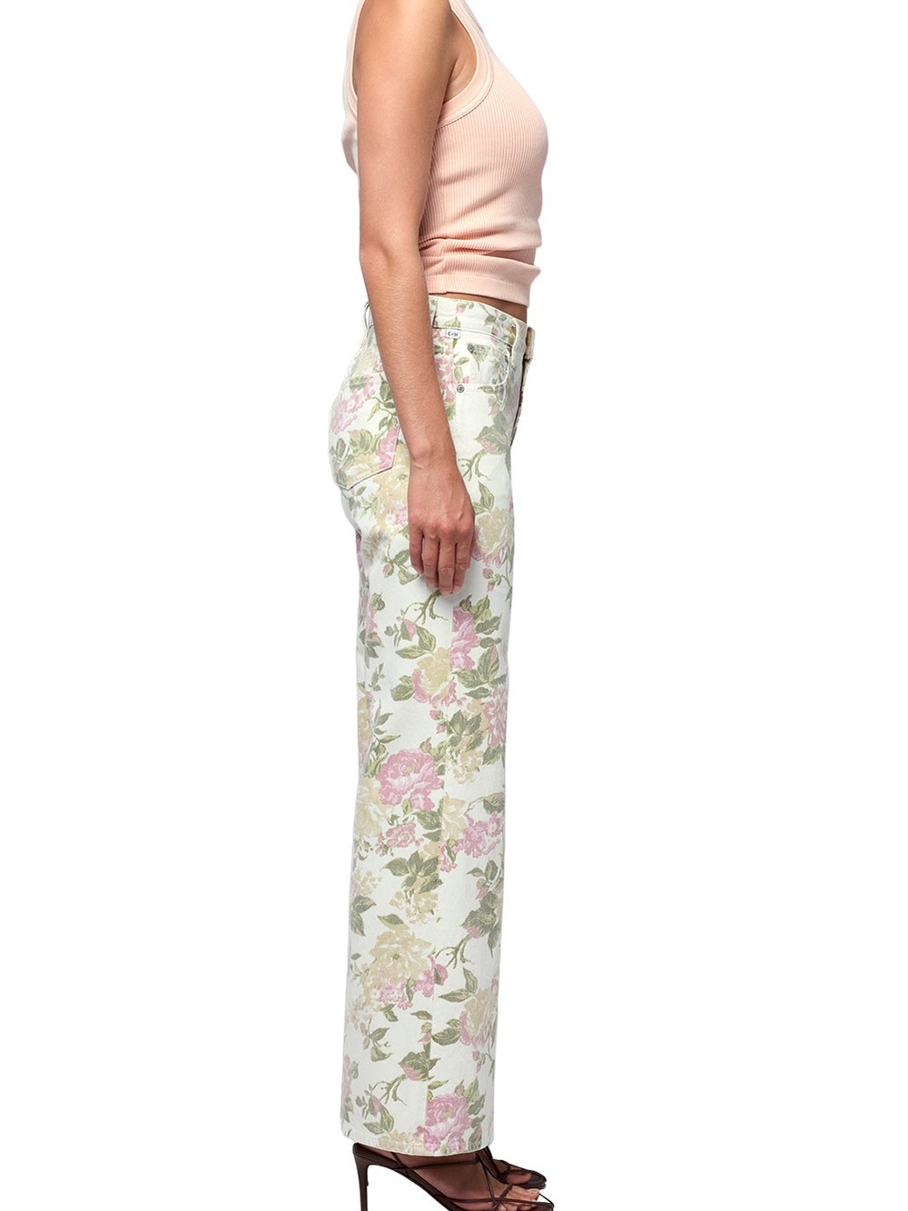 Kimberly 70’s Flare Jean - English Rose - Picture 5 of 8